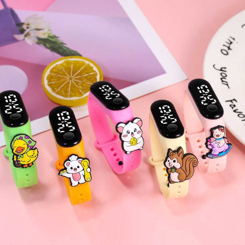 Cartoon Cute Doll Watch Led Student Holiday Gift Creative Luminous Luminous Waterproof Electronic Watch