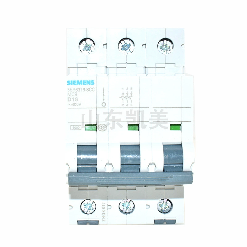 MCB Siemens Воздушный выключатель Микрорезерв 5SY6 3P Трехфазный переключатель 5SY63168CC 16A D16