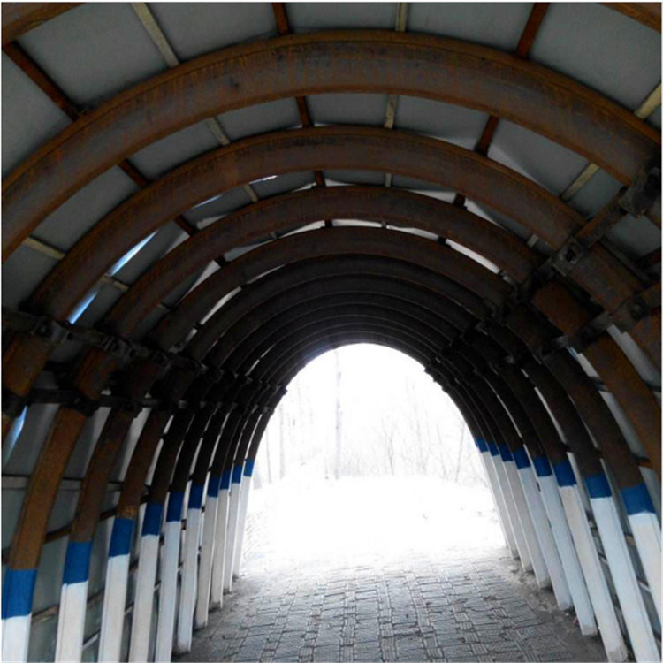 Soporte de túnel de minas de carbón 25U proveedor de soporte de acero de 4m * 3.2m modelo de soporte de棚 de acero