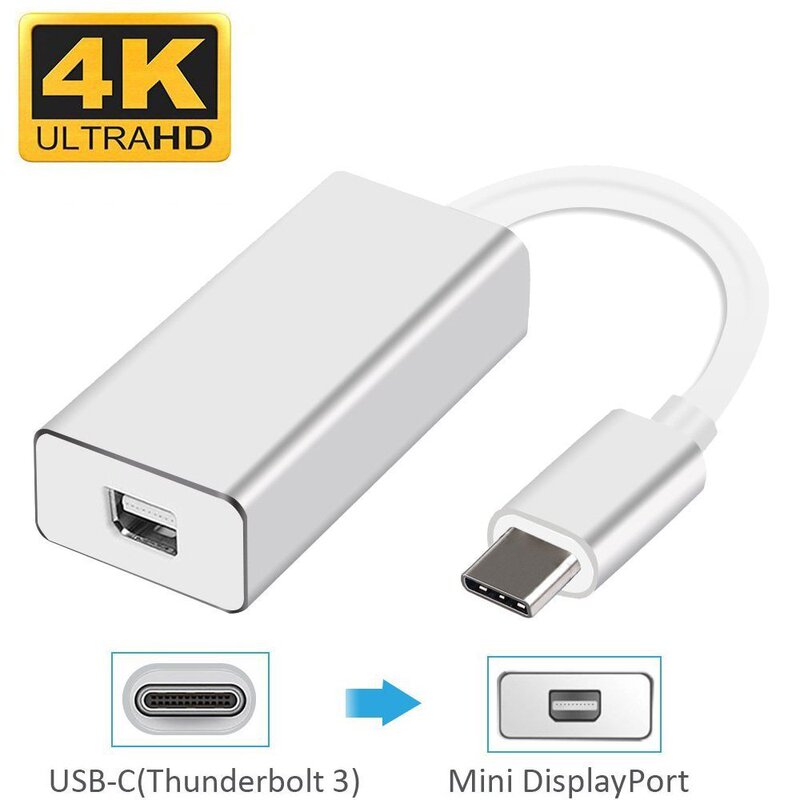 USB C to MiniDisplayport4K HD adapter Type-C to MiniDP mother converter