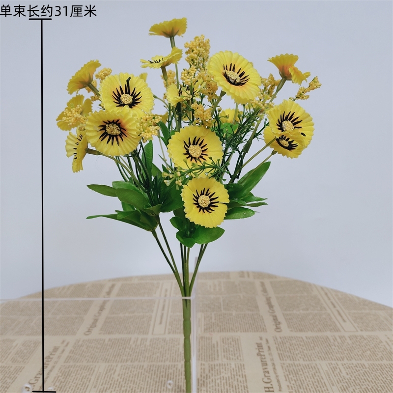 zh花玫瑰花摆设花束单支套装客厅装饰花艺塑料花绢花假花摆件|undefined