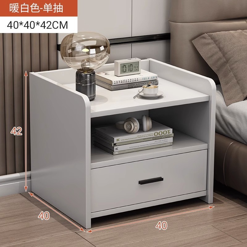 Mesita de noche dormitorio simple moderno pequeño Gabinete simple pequeña mesita de noche gabinete de almacenamiento Internet celebridad almacenamiento del hogar mesita de noche