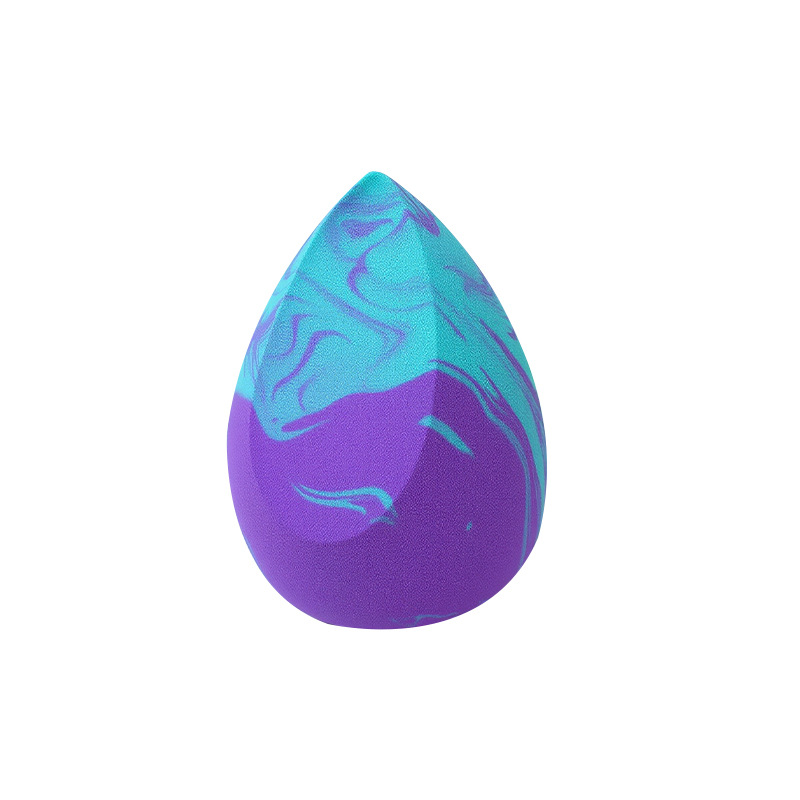 Serie de colores mezclados personalizados de fábrica, empolvado de huevo, esponja de maquillaje transfronterizo sin látex, maquillaje de huevo, herramientas de belleza al por mayor