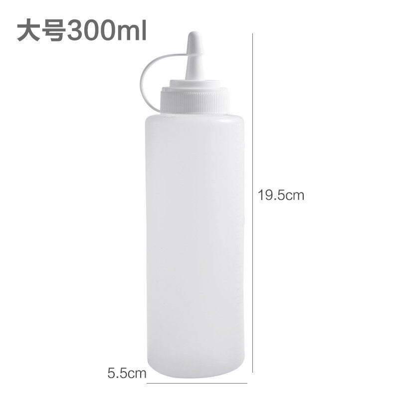 스퀴즈 소스병 1개 300ml [두껍고 딱딱하지 않아 짜기 편함]