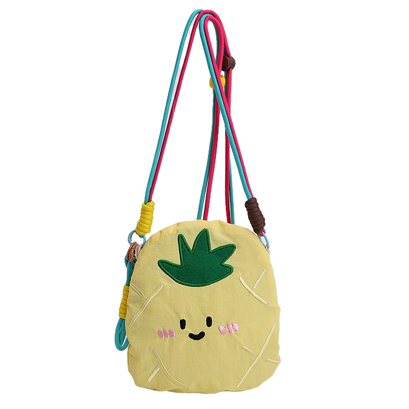 2026 nuevo estilo de dibujos animados coreano de la niña ins viento bolso de hombro para teléfonos móviles lindos mini dopamina bolso de mochila ligero