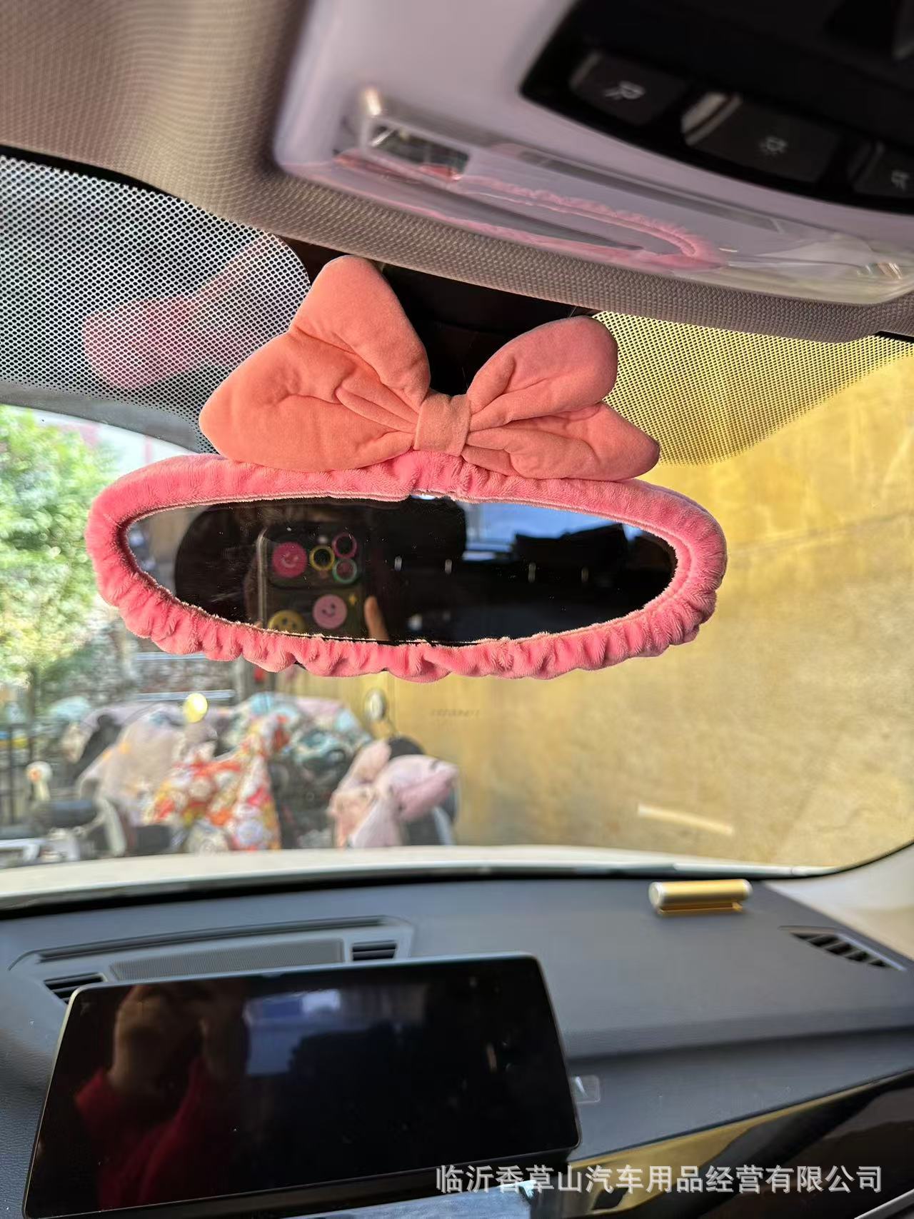 Creatividad transfronteriza encantadora cubierta de espejo retrovisor de automóvil nuevo espejo retrovisor de dibujos animados decoración interior del automóvil image 7