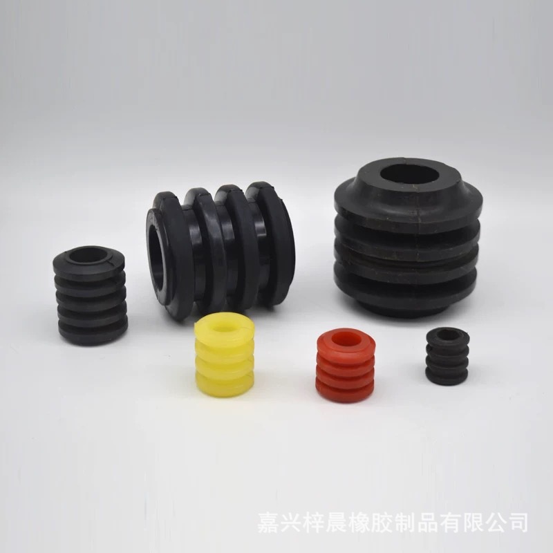 聚氯弹性连轴器缓冲硅胶柱橡胶减震圈柱形硅胶制品橡胶异形件加工