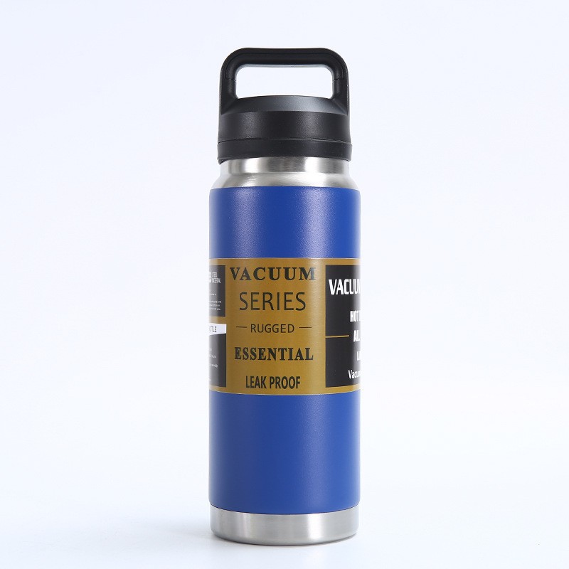 Venta caliente transfronteriza Taza de aislamiento de acero inoxidable 304 Hervidor deportivo de vacío portátil Olla de montañismo portátil al aire libre de gran capacidad