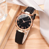 Fashionable trend starry sky, watch for leisure, bracelet, set, Korean style, simple and elegant design