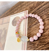 Brand fuchsia crystal bracelet, pendant, jewelry, Korean style, moonstone, wholesale