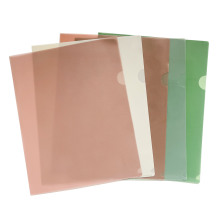 加厚L型透明文件夹a4塑料资料夹书皮保护套单页夹试卷夹防水