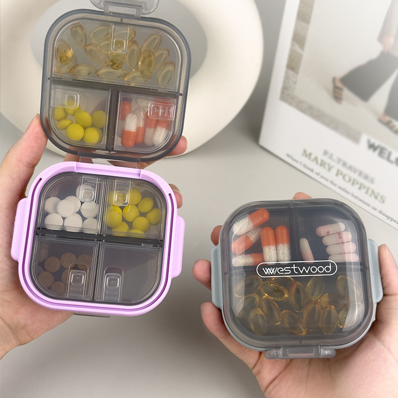 日本式の薬の箱は携帯して1週間の7日間の薬品を分けて箱を詰めます。|undefined