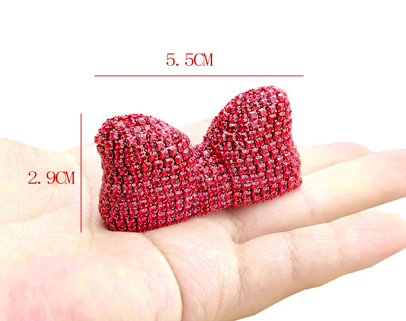 Car center console cute diamond bow Mickey Minnie accessories instrument panel decoration DYI material women