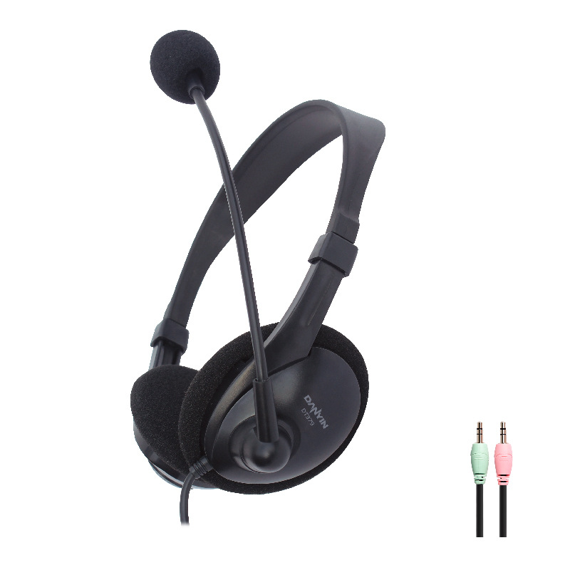 Audio DT379-V58 headset computer phone headset single plug double plug 3.5mm game music microphone ear