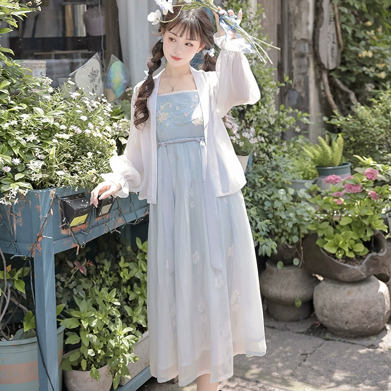 Оригинальный дизайн Huanfan Dance Hanfu женский китайский стиль улучшенный ежедневный китайский элемент набор 8660