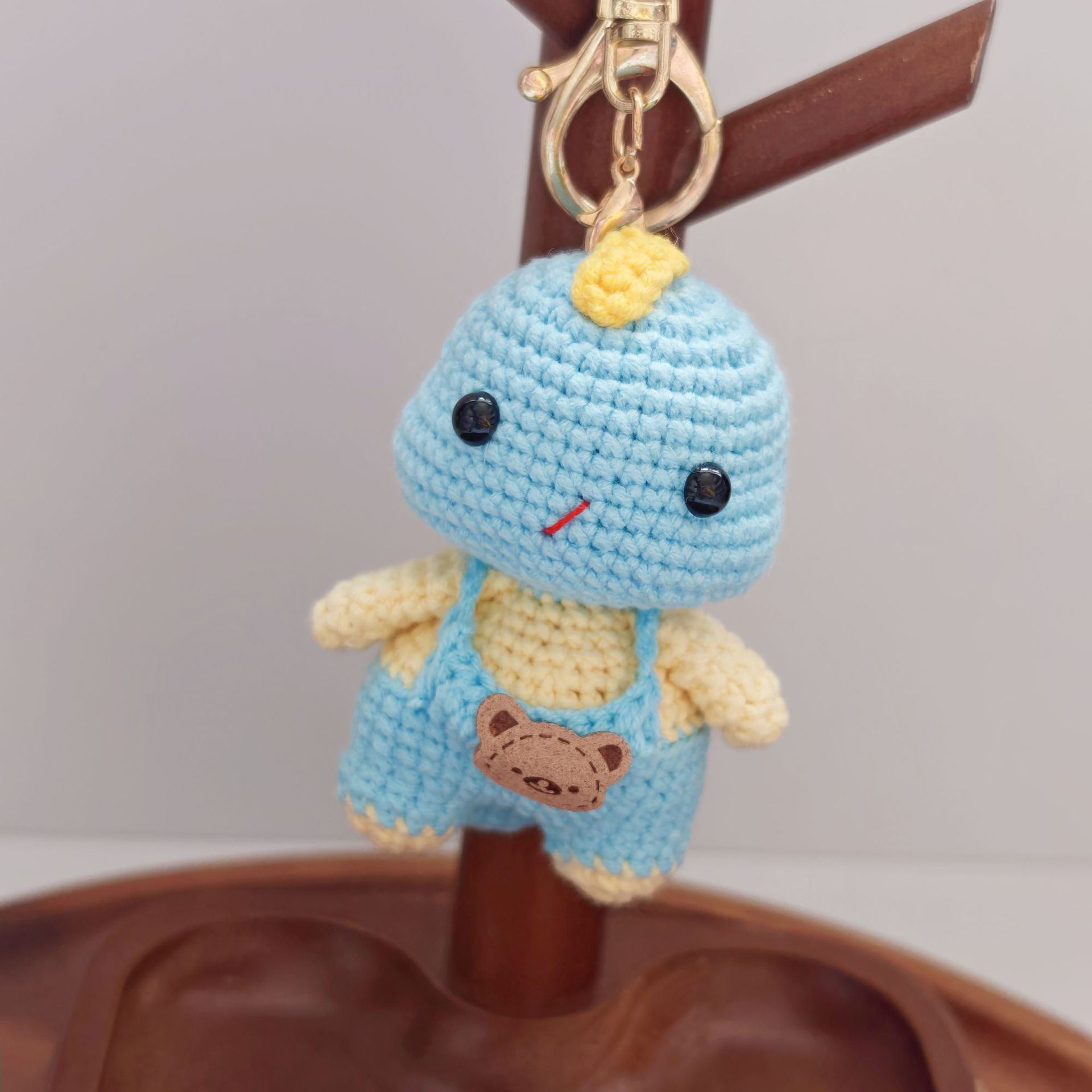 Colgantes de animales del zodiaco tejidos a mano, muñecos de lana hechos a crochet, accesorios decorativos para bolsos, regalos al por mayor y al detalle. image 45