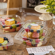 水果包装盒果切现切甜品蛋糕露营野餐春游一次性透明手提打包盒子