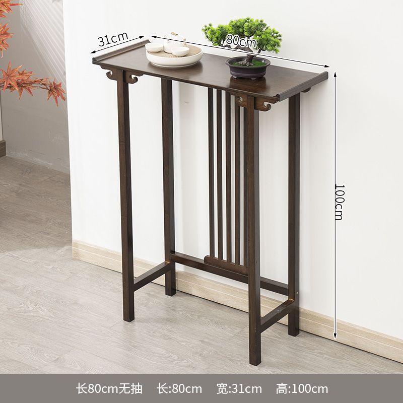 新中国式の超狭い玄関テーブルはテーブルの花棚の置物棚の客間のプロジェクトの端景台の玄関棚の狭いタイプです。|undefined