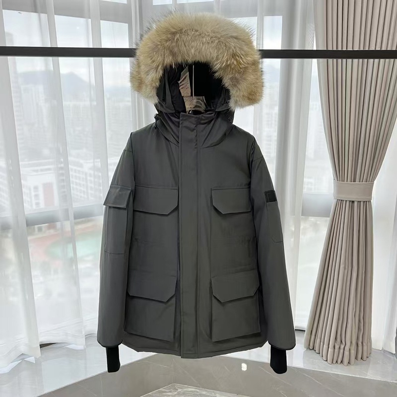 Expetion 高版本大鹅羽绒服08款远征男女同款加拿大连帽加厚外套|undefined