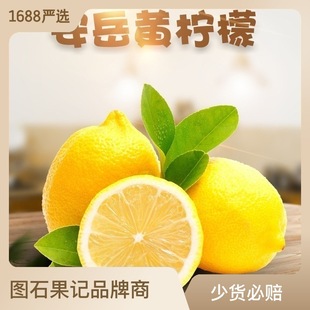 [Строгий выбор] Sichuan Anyue Yellow Lemon опубликовал 5 фунтов кожи тонкие сочные семена молоко ингредиенты напитки свежие фрукты