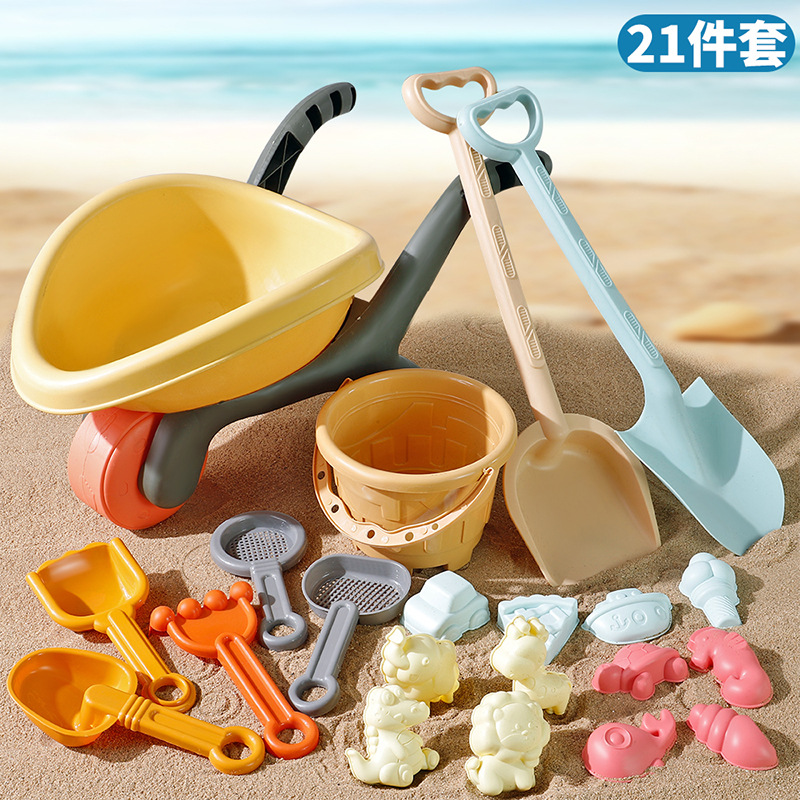 Juguetes de playa para niños traje arena pala arena herramienta de excavación carro coche de playa 4 niños y niñas 6 años de edad juguetes para niños