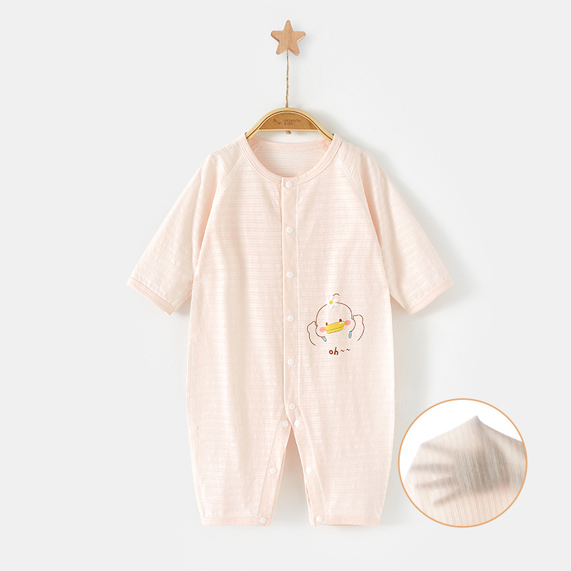 Mono para bebé, pijama de algodón fino de manga larga para verano, ropa para recién nacidos, ropa de verano para niños pequeños, ropa de bebé para niños y niñas