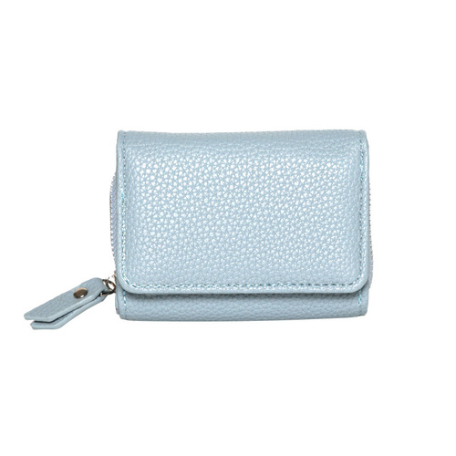 Japanese style genuine leather mini wallet women's short cross-border large capacity women's creative coin purse coin bag card bag