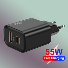 ȫ55Wֳ֧USB+PDֻͷ type-c PD˫