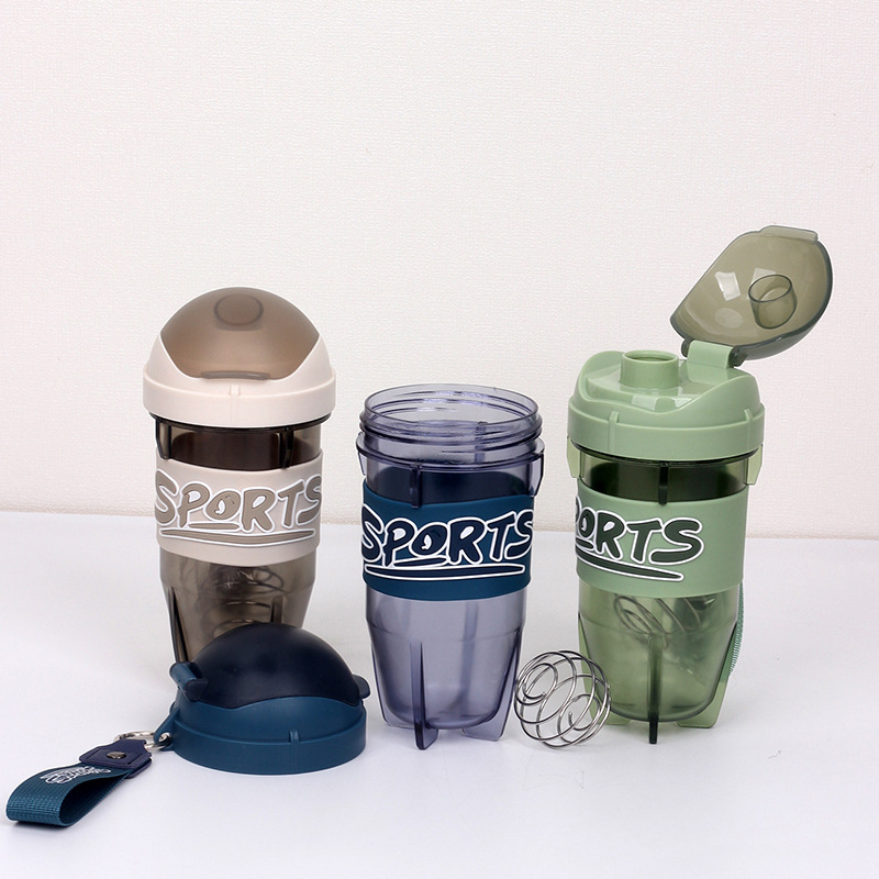 En stock 600ml deportes de verano taza de agua estudiante chica portátil taza de deportes taza de agua