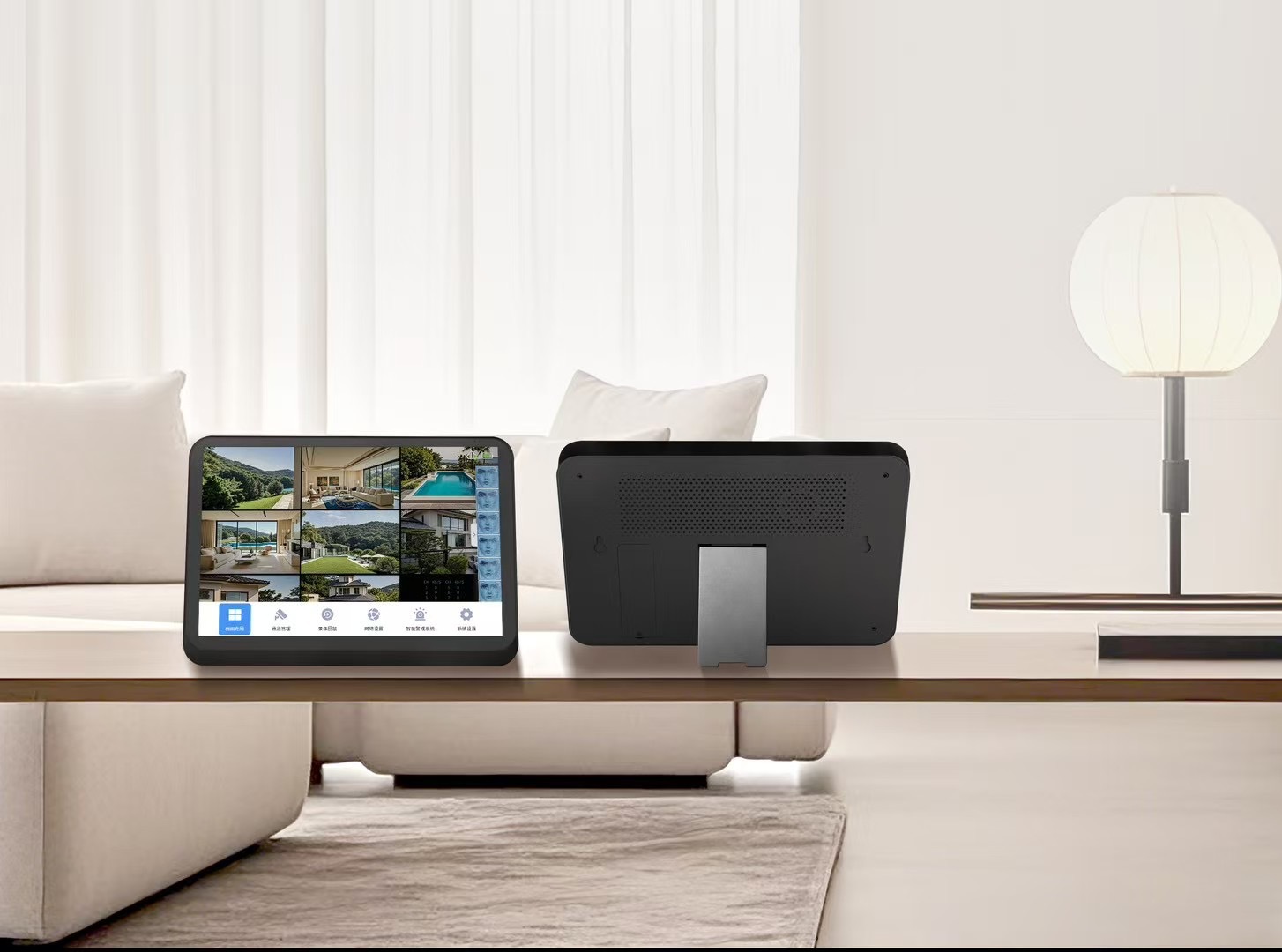 ICSEE 8MP WiFi NVR Seti Çift Lens PTZ IP Kamera 8CH Akıllı Ev Gece Görüşü