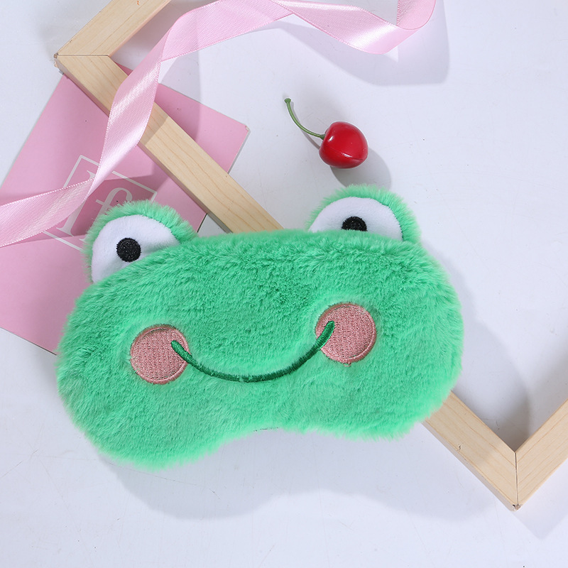 国境を越えたアマゾンは遮光睡眠アイマスクアニメのかわいいぬいぐるみが寝ているアイマスク氷袋子供用アイマスク|undefined