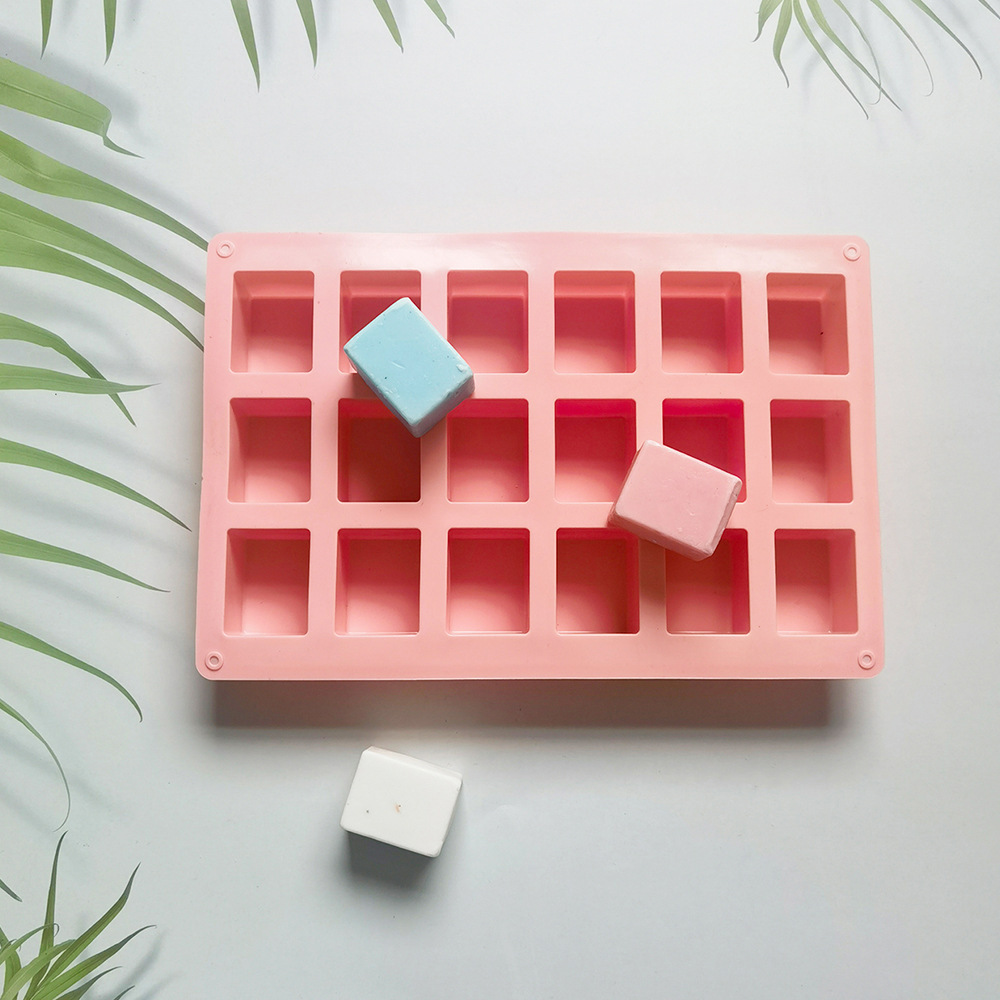 18 jabon 99 molde de silicona pastel helado pudín molde de postre jabón utensilios