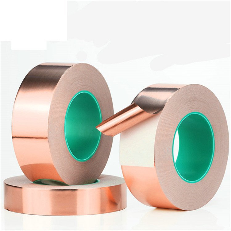 双导铜箔胶带 单导铜箔胶带 铜箔导电双面胶 地暖导电铜箔胶带