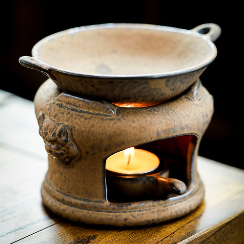 Household candle warm tea, wake up tea, deodorize tea, enhance fragrance, warm tea, heat insulation, tea ceremony, make tea, ceramic roasting tea stove