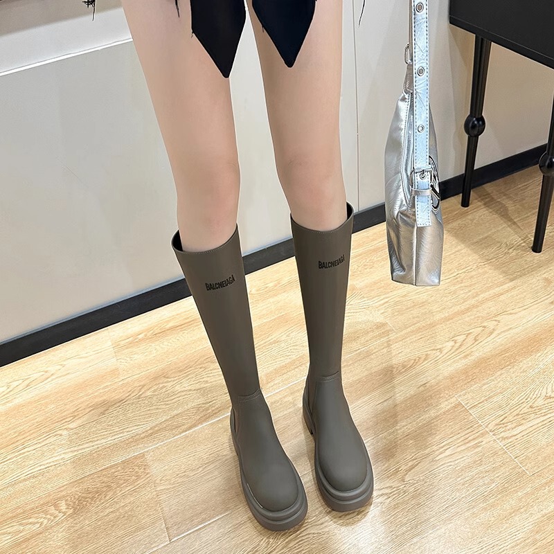 身長を高く見せるロングブーツ、厚底ハイブーツ、騎士風ブーツ、大きいサイズ、レディースブーツ43、英国風|undefined