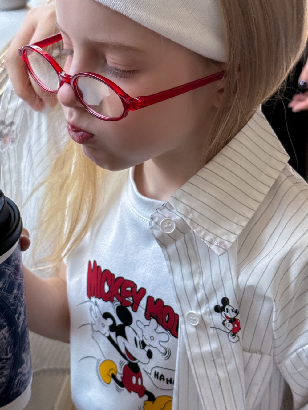 Cartoon Printed T-shirt 2025 Girl's New Stretch Slim-fit Short-sleeved Base Shirt Children's Korean-style Round Neck Half-sleeve Top