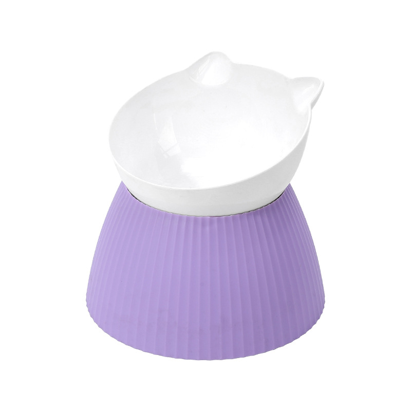 Cuenco para gatos Alimentador para mascotas de gran calibre y patas altas Tazón para perros anti-volcado Tazón para mascotas Separable Tazón para gatos Tazón para comida para mascotas