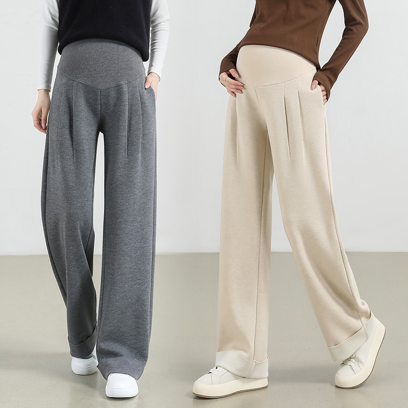 Maternity Pants Spring and Autumn Fashion Outerwear Harem Wide-Leg Pants Petite Casual Pants High-Waisted Belly Support Slimming Long Pants Maternity Pants Spring and Autumn Fashion Outerwear Harem Wide-Leg Pants Petite Casual Pants High-Waisted Belly Support Slimming Long Pants