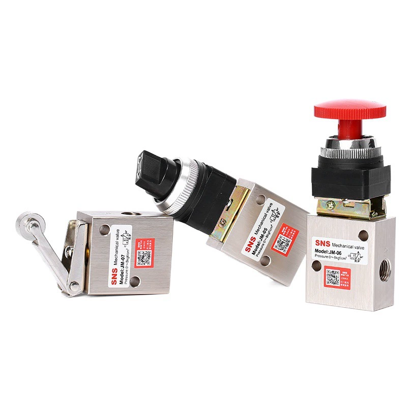 SNS Shenchi Пневматический клапан серии JM с роликовым управлением Пневматический клапан Одноступенчатый двусторонний Большой запас