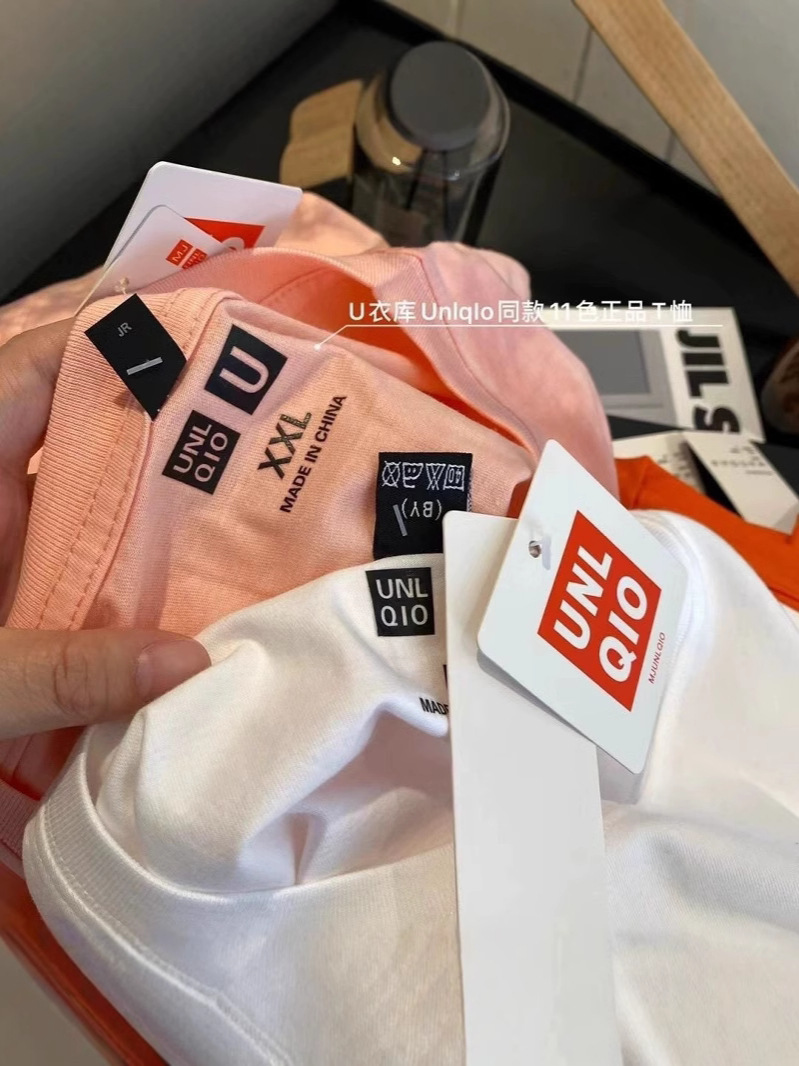 2024 Summer New Youjia Pure Cotton T-shirt Trendy All-match Unisex Loose Round Neck Short Sleeve Breathable 2
