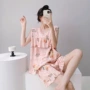 夏天夏季外穿无袖家居服
