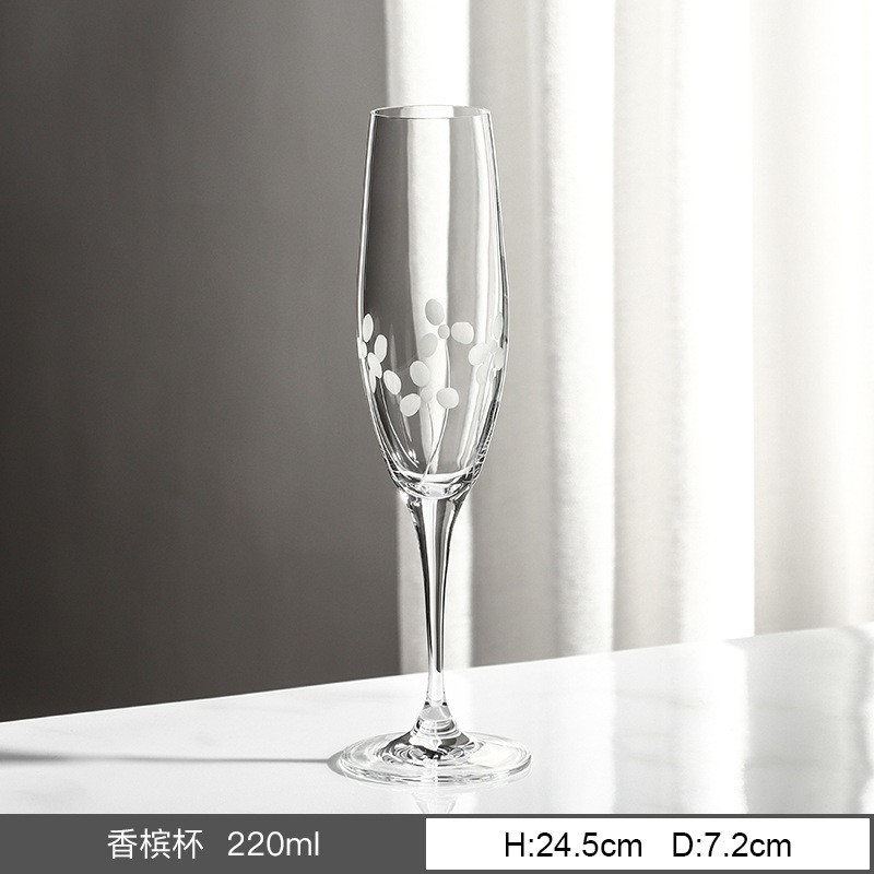 Tazas de cristal checas para el hogar esmerilado tazas de vino rojo tazas de borgoña talladas tazas hechas a mano tazas de vino creativas