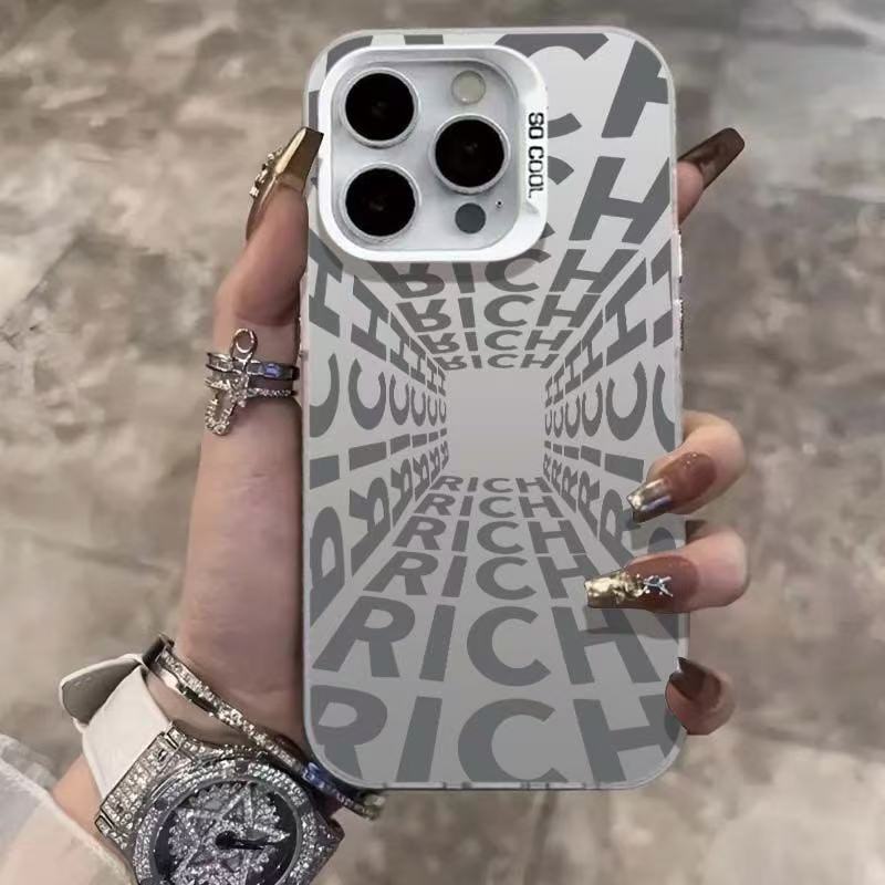 Full Screen Letters Apple 14 Phone Case Iphone15Promax Trendy 8 Personalized Xr Durable 11Promax