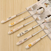 Fresh cute extra-long tableware stainless steel, Birthday gift