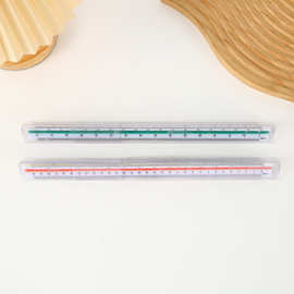 跨境外贸三棱比例尺建筑专业绘图专用尺中小学生考试必备测量尺