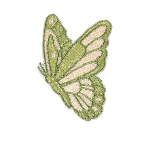 Embroidery patch cartoon butterfly self-adhesive patch patch clothing accessories decorative patch computer embroidery label original cloth patch