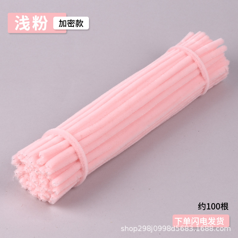 Fábrica de cabello recto inteligente varilla de torsión 7.5mm cifrado mezcla creativa DIY al por mayor mano de jardín de infantes