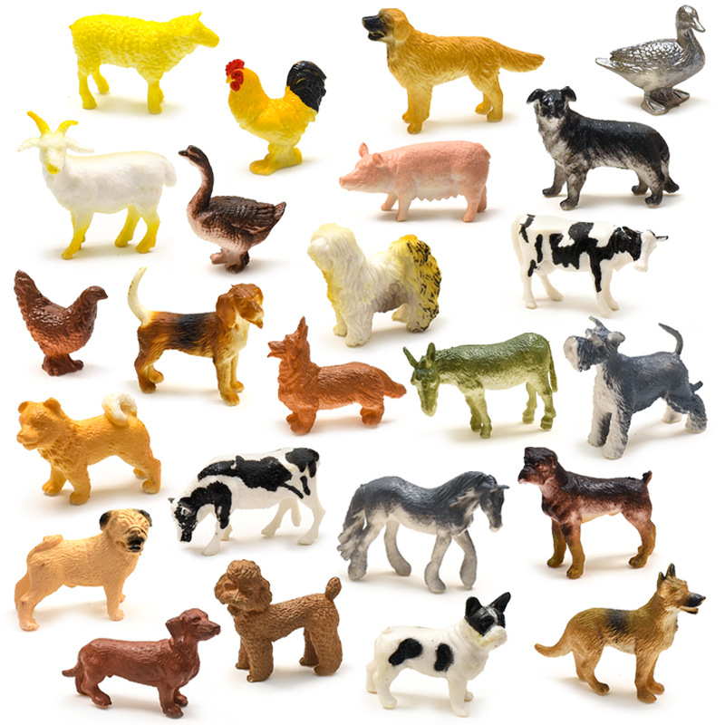 Modelo animal transfronterizo Zoológico para niños dinosaurio juguete traje simulación animal Marina pequeño insecto modelo