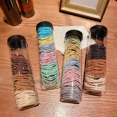 Packaged Durable High-Elasticity Hair Rubber Bands for Children, Non-Damaging to Hair, Hair Clips, Headbands, Macaron-Style Fashion Hair Ties, Wholesale