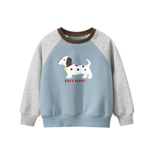 27kids韩版男童长袖卫衣春秋装中小童帅气套头衫保暖上衣跨境货源